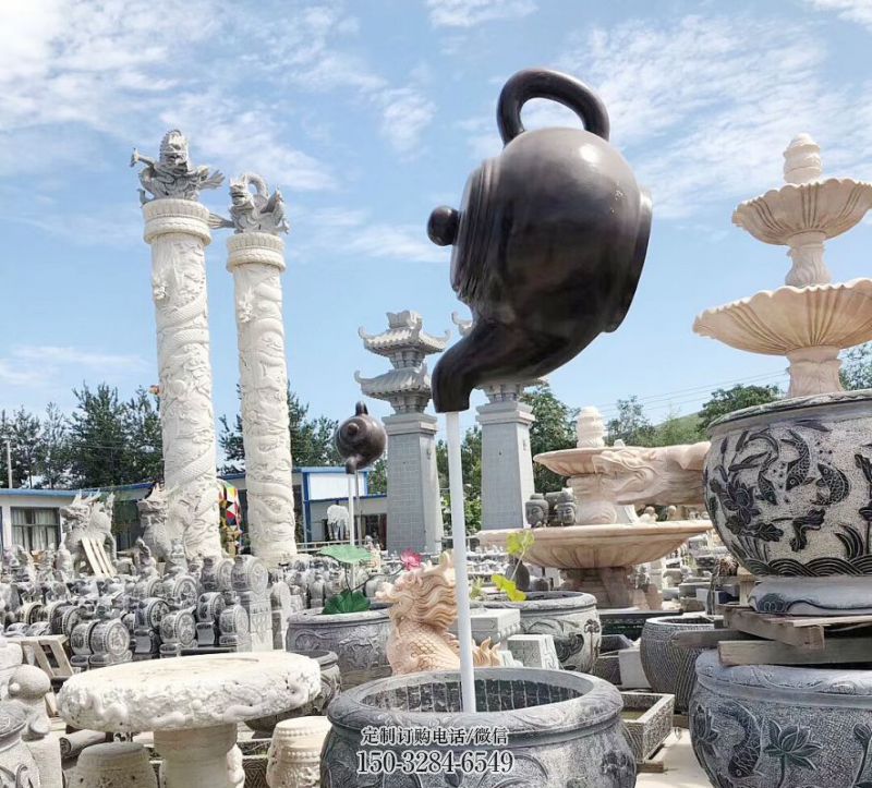彩绘天壶雕塑 景观流水雕塑 街头悬空雕塑 彩绘天壶雕塑 景观流水雕塑 街头悬空雕塑