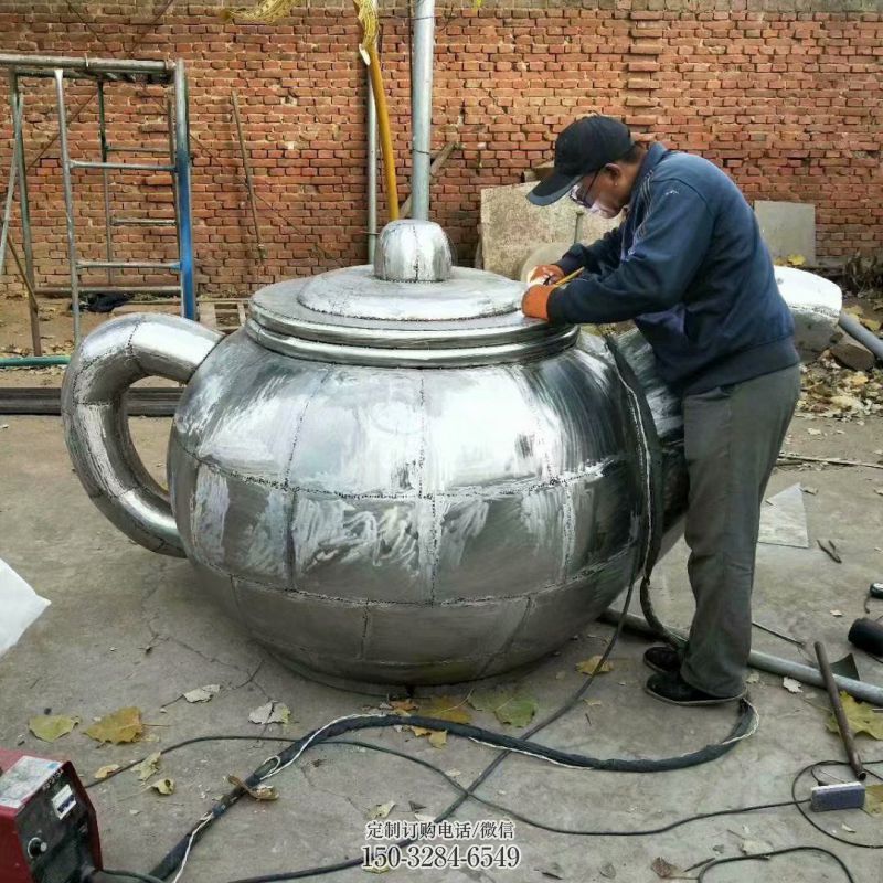 镜面天壶雕塑 烤漆大型流水雕塑 彩绘悬空雕塑 镜面天壶雕塑 烤漆大型流水雕塑 彩绘悬空雕塑