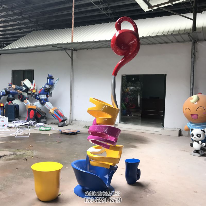 步行街悬壶雕塑 游乐场景观小品 铸造雕塑