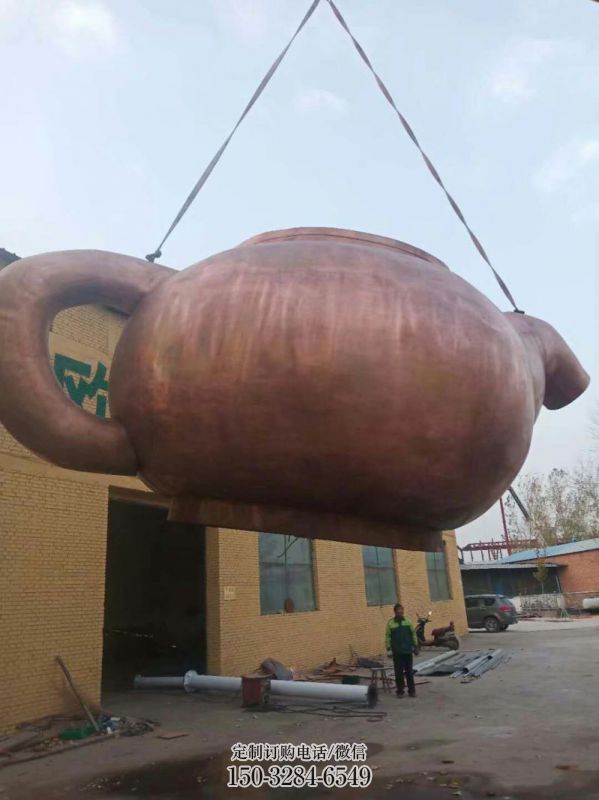 花园小品-铸铜喷水壶雕塑厂家 花园小品-铸铜喷水壶雕塑厂家
